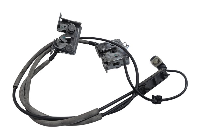 Thumbnail 2: 2017 BMW X5 (F15) FRONT LEFT/RIGHT HOOD LID LOCK LATCH SET/2 w/ BOWDEN CABLES