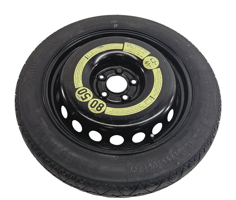 Thumbnail 2: 2008-2014 MERCEDES C250 C300 C350 (W204) 17x3-1/2 SPARE TIRE WHEEL RIM