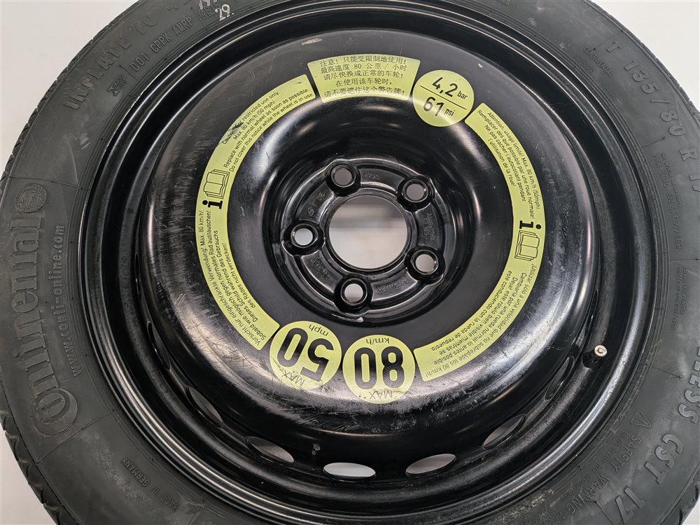 Thumbnail 6: 2008-2014 MERCEDES C250 C300 C350 (W204) 17x3-1/2 SPARE TIRE WHEEL RIM