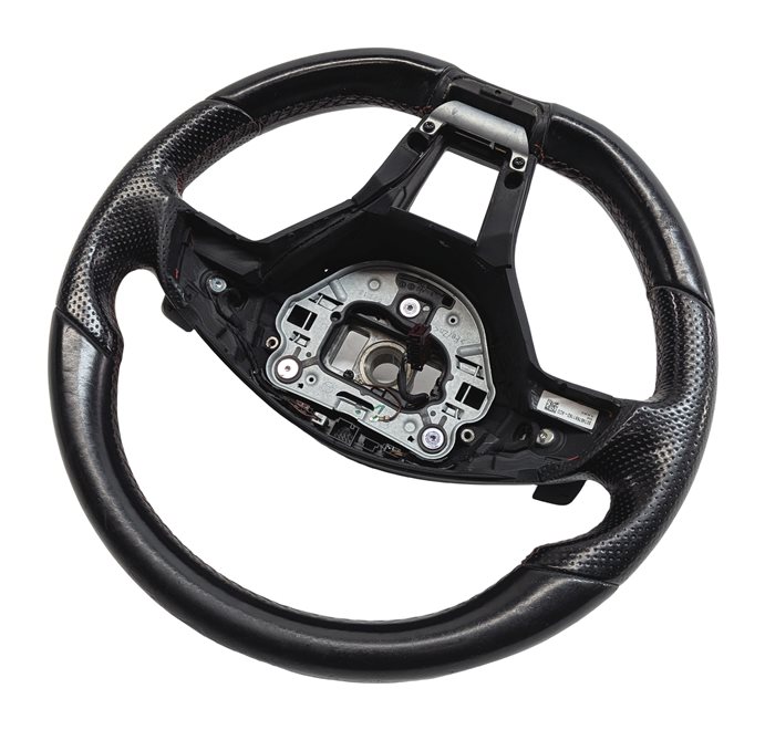 Thumbnail 4: 13-15 MERCEDES C300 C350 C63 AMG E350 STEERING WHEEL w/PADDLES LANE KEEP (Black)