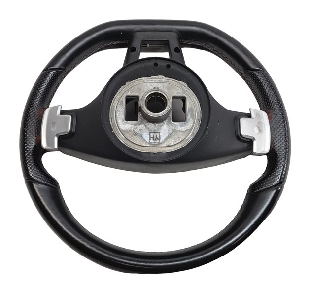 Thumbnail 5: 13-15 MERCEDES C300 C350 C63 AMG E350 STEERING WHEEL w/PADDLES LANE KEEP (Black)