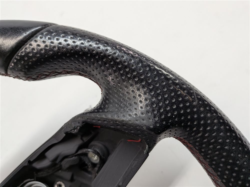 Thumbnail 7: 13-15 MERCEDES C300 C350 C63 AMG E350 STEERING WHEEL w/PADDLES LANE KEEP (Black)