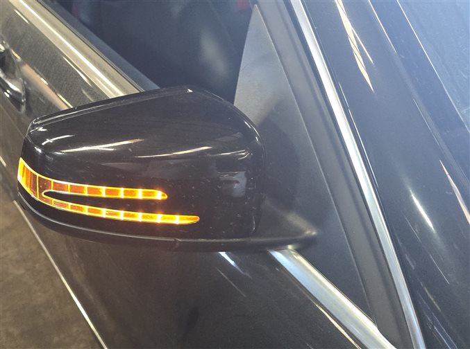 Thumbnail 2: 12-15 MERCEDES C CLASS W204 RIGHT HEATED MEMORY AUTODIM BLIND DOOR MIRROR(Black)