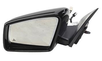 Thumbnail 3: 12-15 MERCEDES C CLASS W204 LEFT HEATED MEMORY AUTODIM BLIND DOOR MIRROR (Black)
