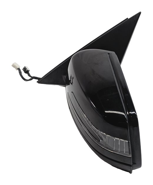 Thumbnail 4: 12-15 MERCEDES C CLASS W204 LEFT HEATED MEMORY AUTODIM BLIND DOOR MIRROR (Black)