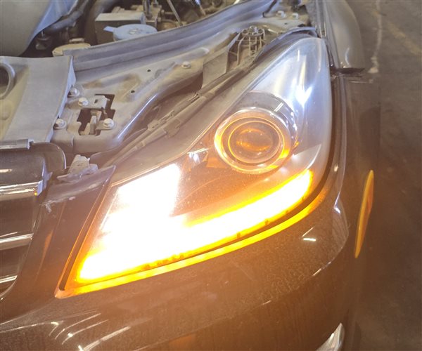 Thumbnail 2: 12-15 MERCEDES C250 C300 C350 C63 (C204 W204) LEFT DRIVER XENON HEADLIGHT LAMP