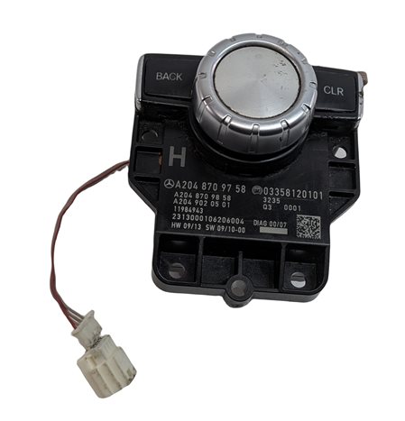 Thumbnail 2: 2012-2015 MERCEDES C E GLK (W204 W212 X204) iDRIVE MULTIMEDIA SWITCH KNOB BUTTON