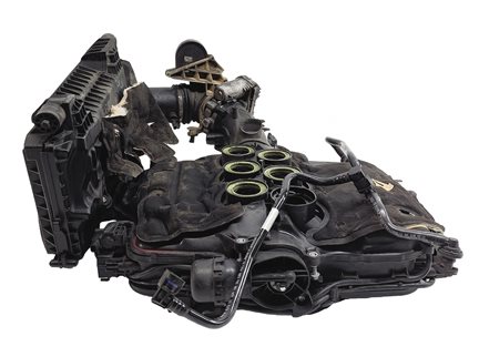 Thumbnail 10: 2012-2016 MERCEDES C300 C350 GLK350 SLK350 3.5L INTAKE MANIFOLD w/ ENGINE COVER 