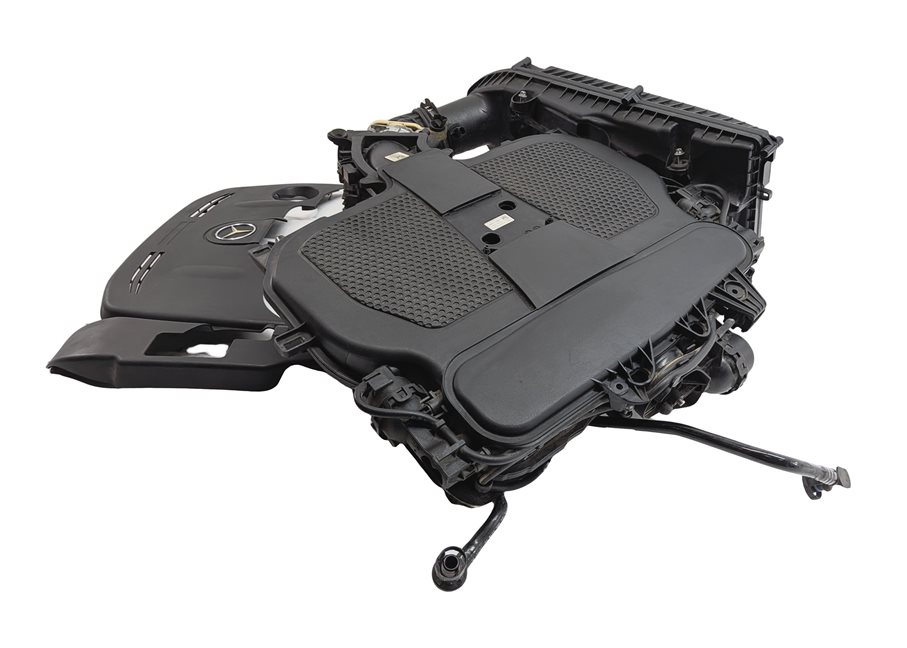 Thumbnail 2: 2012-2016 MERCEDES C300 C350 GLK350 SLK350 3.5L INTAKE MANIFOLD w/ ENGINE COVER 