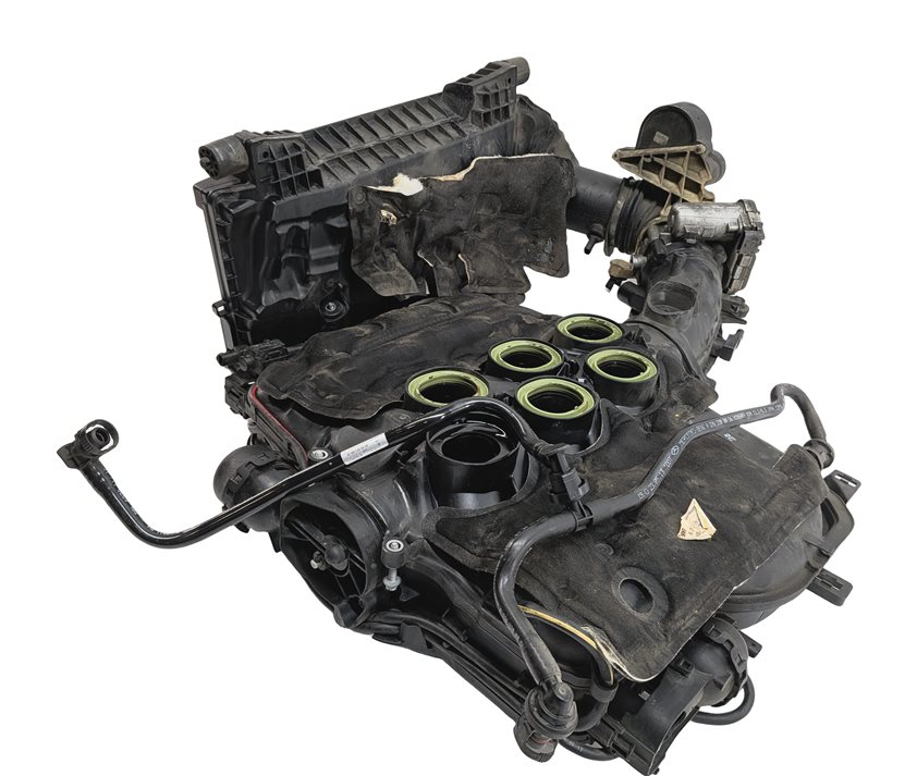 Thumbnail 9: 2012-2016 MERCEDES C300 C350 GLK350 SLK350 3.5L INTAKE MANIFOLD w/ ENGINE COVER 