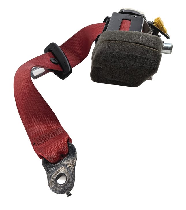 2014 MERCEDES C350 COUPE (W204) REAR LEFT SEATBELT RETRACTOR (Red)