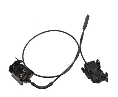 Thumbnail 4: 2014 MERCEDES C350 COUPE (W204) FRONT HOOD LID LOCK LATCH w/RELEASE CABLE SET