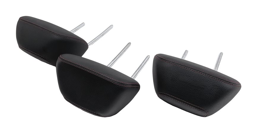 Thumbnail 3: 2012-2015 MERCEDES C250 C350 C63 AMG (C204) REAR HEADREST SET/3 (Black)