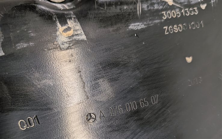 Thumbnail 7: 2014 MERCEDES C350 COUPE (W204) 3.5L 276.957 UPPER & LOWER ENGINE OIL FLUID PAN