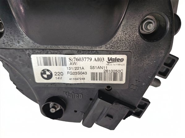Thumbnail 6: 08-14 BMW 550i 650i 750i X5 X5M X6 X6M (E70 F01 F10) 4.4TT 220 AMP ALTERNATOR