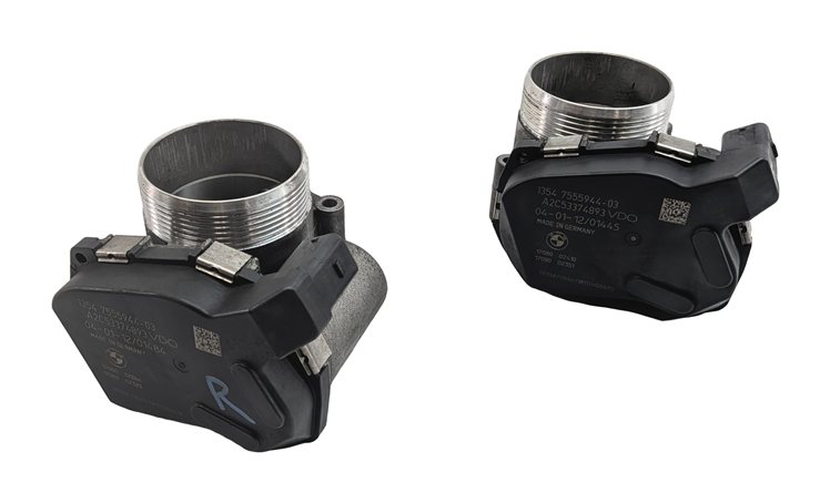 08-18 BMW 5 6 7 M5 M6 (E70 F01 F10 F12 F15 F16) 4.4L ENGINE THROTTLE BODY SET-2