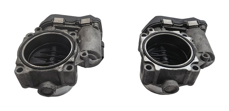 Thumbnail 6: 08-18 BMW 5 6 7 M5 M6 (E70 F01 F10 F12 F15 F16) 4.4L ENGINE THROTTLE BODY SET-2