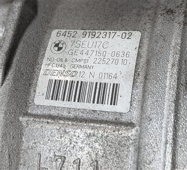 Thumbnail 6: 2008-2014 BMW X5 X6 X6M (E70 E71) 4.4L TWIN TURBO A/C AIR COMPRESSOR PUMP MOTOR