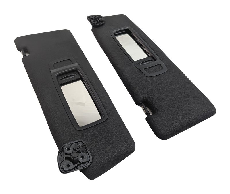 07-13 BMW X5 X5M (E70) FRONT LEFT & RIGHT SUN VISOR SUNVISOR SHADE SET 2 (Black)