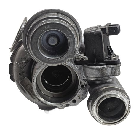 Thumbnail 2: 08-14 BMW 550i 750i X5 X6 (E70 E71 F01 F10) 4.4L N63 ENGINE LEFT TURBOCHARGER