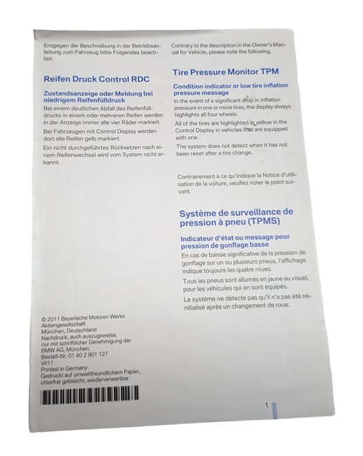Thumbnail 6: 2012 BMW X5 (E70) 4.4L OWNER'S MANUAL BOOKLET DOCUMENT KIT w/ CASE