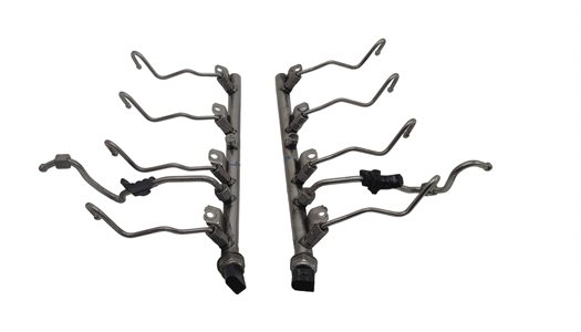 Thumbnail 4: 2012 BMW X5 (E70) 4.4L (N63) ENGINE FUEL RAIL INJECTOR ASSEMBLY SET/2