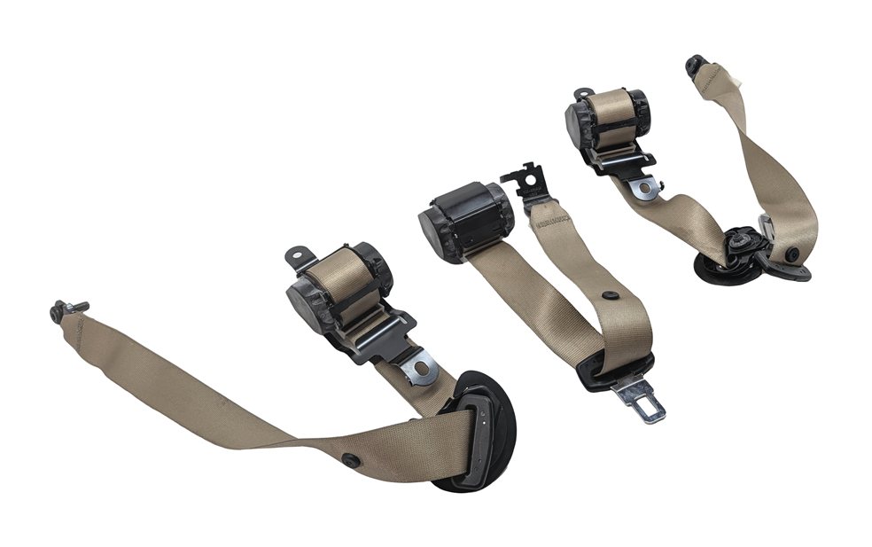 2012 BMW X5 (E70) REAR SEAT SEATBELT RETRACTOR SET/3 (Beige)