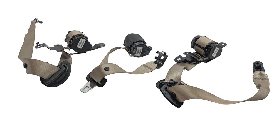 Thumbnail 3: 2012 BMW X5 (E70) REAR SEAT SEATBELT RETRACTOR SET/3 (Beige)