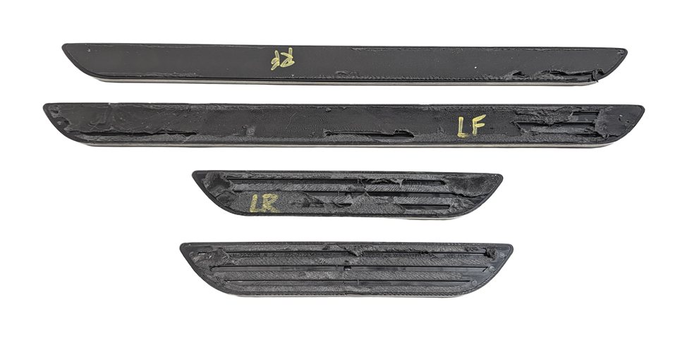 Thumbnail 4: 2012 BMW X5 (E70) DOOR SILL SCUFF KICK PLATE M SPORT SET/4