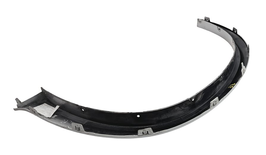 Thumbnail 5: 2012 BMW X5 (E70) FRONT FENDER WHEEL ARCH OPENING MOLDING TRIM SILVER