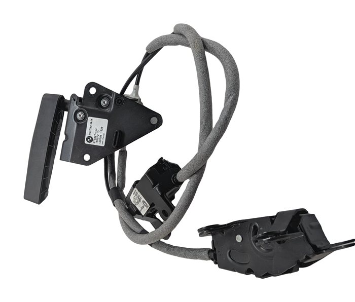 Thumbnail 4: 2012 BMW X5 (E70) REAR TRUNK HATCH LID LOWER LOCK LATCH SET/3 w/ RELEASE HANDLE