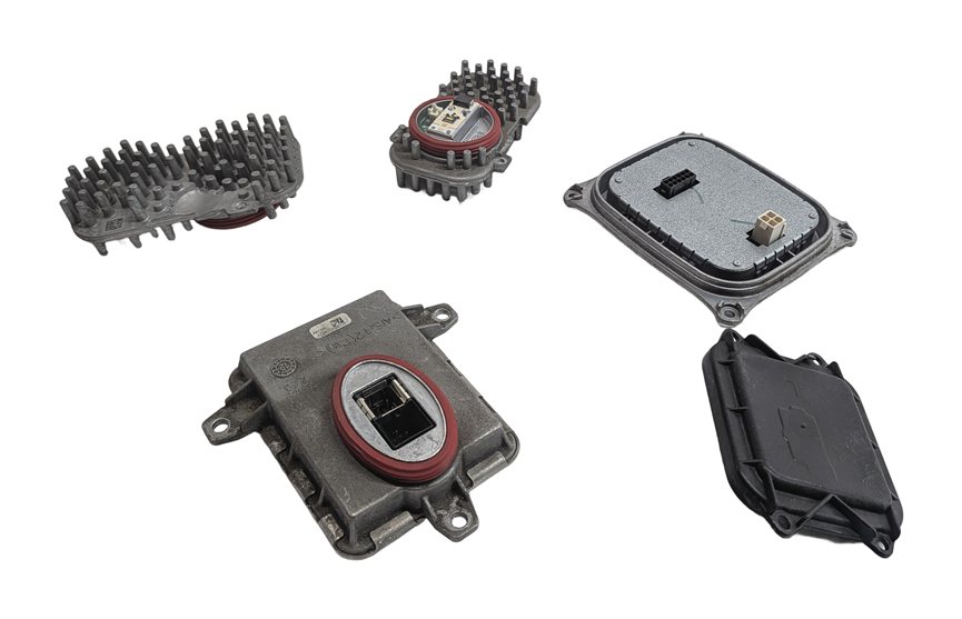 2012 BMW X5 (E70) HEADLIGHT BALLAST DRL CONTROL MODULE COMPUTER SET/5
