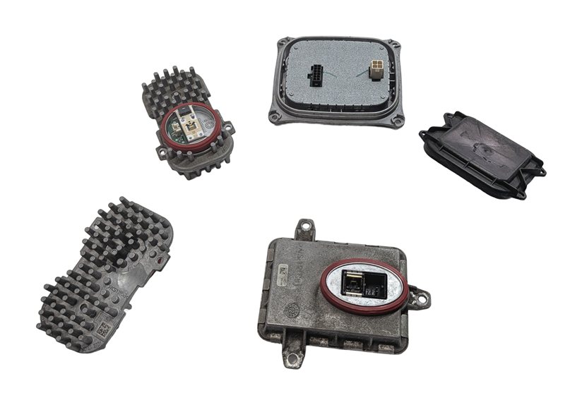 Thumbnail 2: 2012 BMW X5 (E70) HEADLIGHT BALLAST DRL CONTROL MODULE COMPUTER SET/5