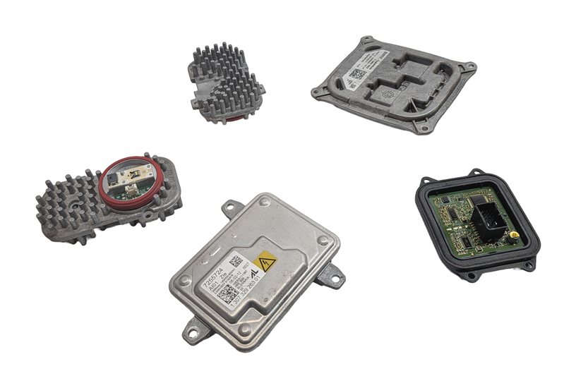 Thumbnail 3: 2012 BMW X5 (E70) HEADLIGHT BALLAST DRL CONTROL MODULE COMPUTER SET/5