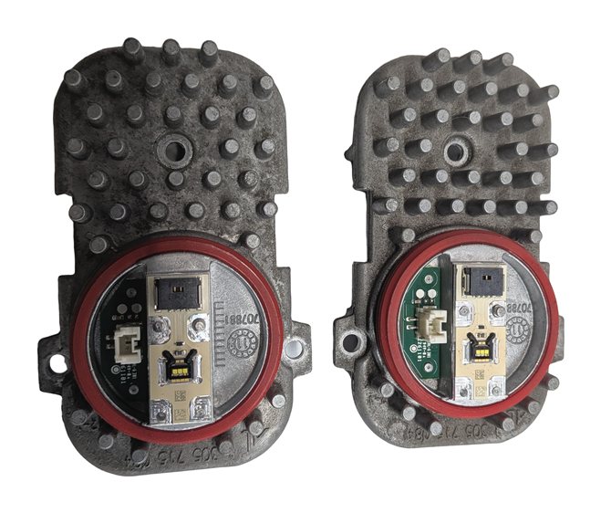 Thumbnail 3: 2012 BMW X5 (E70) HEADLIGHT BALLAST DRL CONTROL MODULE COMPUTER SET/5