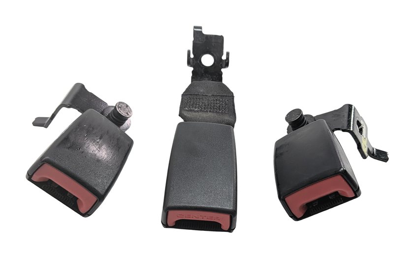 Thumbnail 2: 2012 BMW X5 (E70) REAR SEAT SEATBELT BUCKLE RECEIVER SET/3 (Beige)