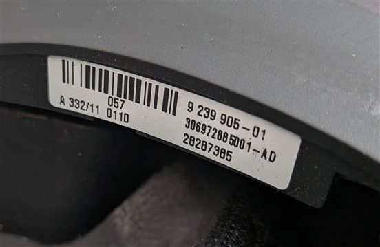 Thumbnail 7: 2007-2013 BMW X5 (E70) FRONT LEFT DRIVER M-SPORT LEATHER STEERING WHEEL (BLACK)