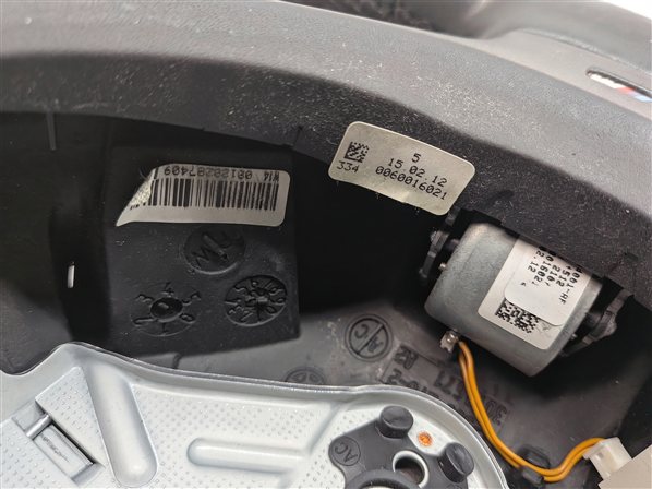 Thumbnail 8: 2007-2013 BMW X5 (E70) FRONT LEFT DRIVER M-SPORT LEATHER STEERING WHEEL (BLACK)
