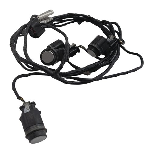 Thumbnail 2: 2012 BMW X5 (E70) FRONT PARK ASSIST PDC SENSOR SET/4 w/ HARNESS (Silver)
