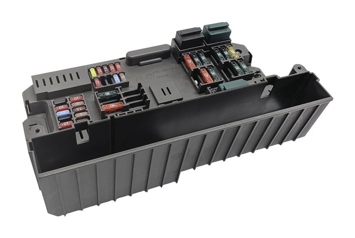 Thumbnail 3: 2012 BMW X5 (E70) 4.4L FRONT POWER DISTRIBUTION SAM FUSE BOX RELAY CARRIER