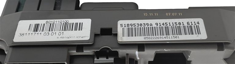 Thumbnail 6: 2012 BMW X5 (E70) 4.4L FRONT POWER DISTRIBUTION SAM FUSE BOX RELAY CARRIER