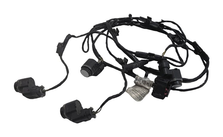 Thumbnail 2: 2012 BMW X5 (E70) REAR PARK ASSIST PDC SENSOR SET w/ WIRE HARNESS (Silver)
