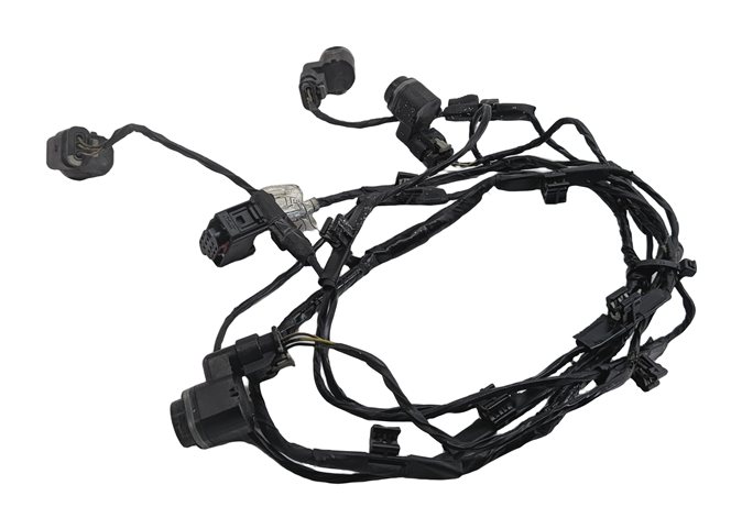 Thumbnail 3: 2012 BMW X5 (E70) REAR PARK ASSIST PDC SENSOR SET w/ WIRE HARNESS (Silver)