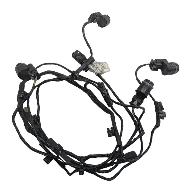 Thumbnail 4: 2012 BMW X5 (E70) REAR PARK ASSIST PDC SENSOR SET w/ WIRE HARNESS (Silver)