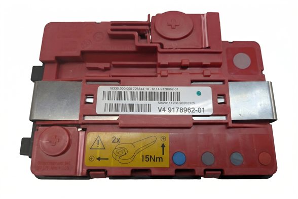Thumbnail 6: 2012 BMW X5 (E70) 4.4L REAR POSITIVE BATTERY TERMINAL JUNCTION BOX BLOCK