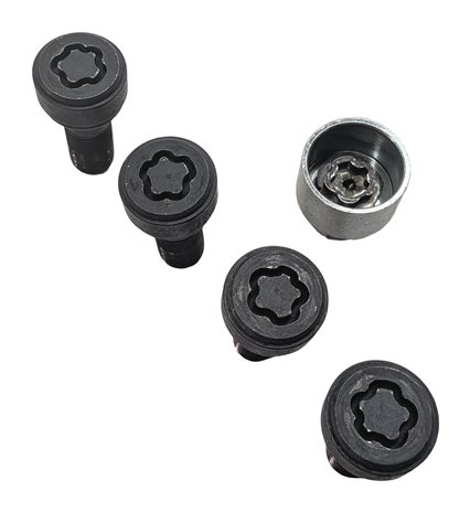 2012 BMW X5 (E70) WHEEL LOCK LUG BOLT SET/4 w/ KEY AFTERMARKET