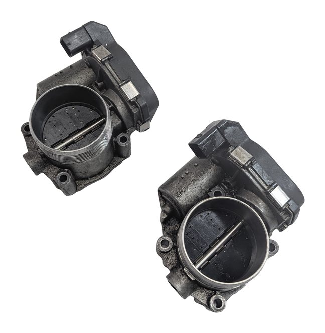 Thumbnail 3: 08-18 BMW 5 6 7 M5 M6 (E70 F01 F10 F12 F15 F16) 4.4L ENGINE THROTTLE BODY SET-2