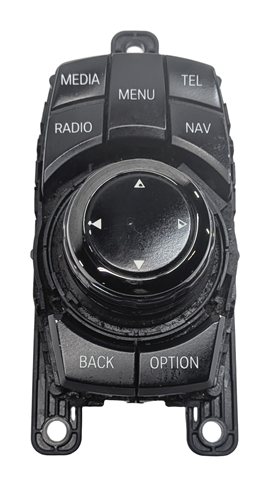 Thumbnail 2: 12-15 BMW 640i 650i M6 (F06 F12 F13) STEREO NAVIGATON MEDIA i-DRIVE KNOB SWITCH