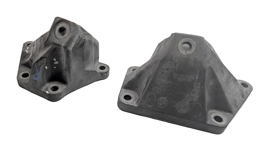 2013 BMW 650I F06 4.4L N63 ENGINE LEFT/RIGHT MOTOR SUPPORT MOUNT SET/2