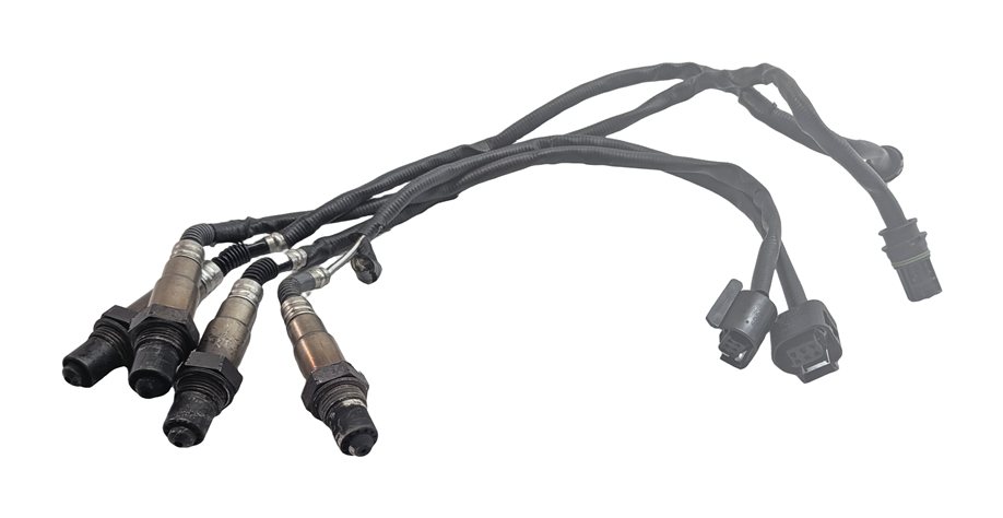 Thumbnail 2: 2013 BMW 650I F06 4.4L N63 ENGINE PRE POST CAT O2 OXYGEN LAMBDA SENSOR SET/4